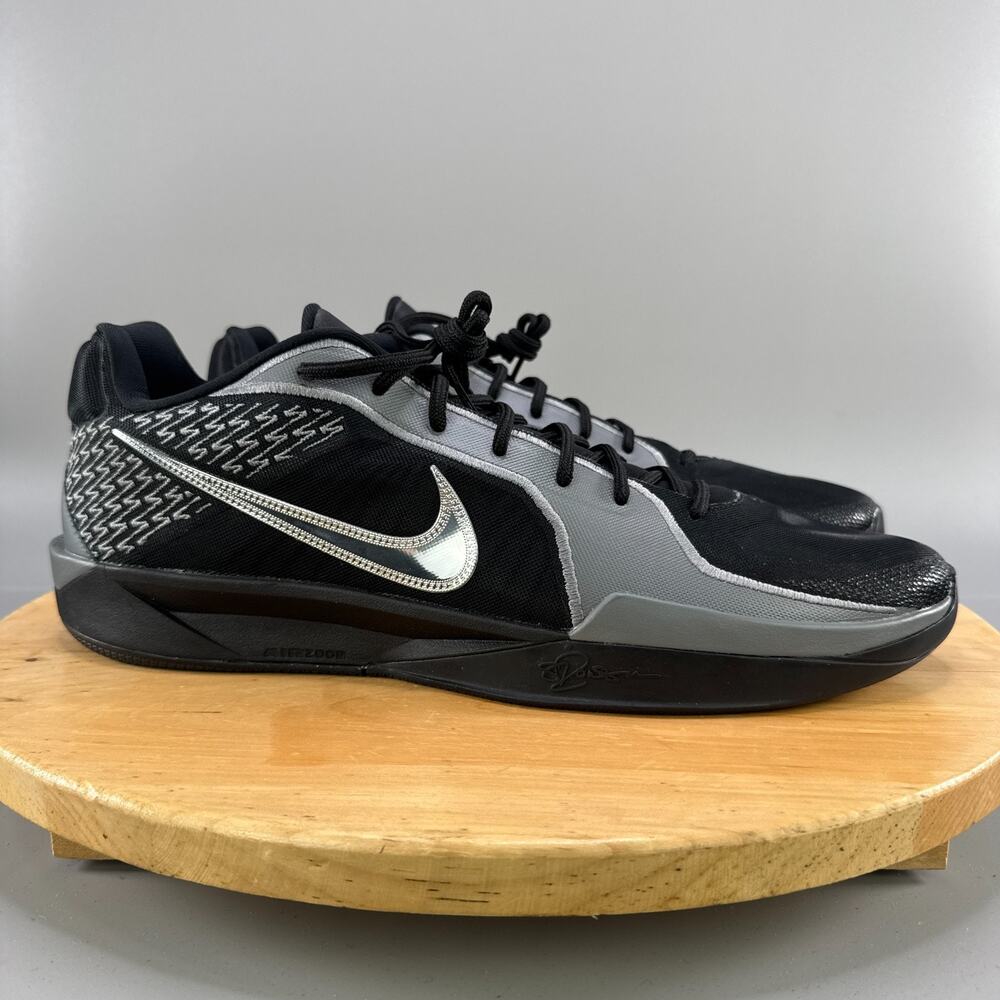 W19.5 / Mens 18 - Nike Sabrina‎ 2 'Mirrored Black' Basketball Shoes Sneakers NEW